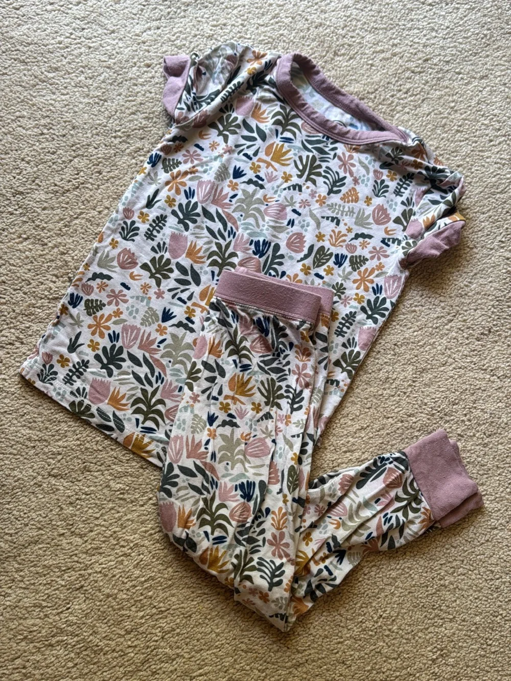 Girls 2T Pajama Bundle | 2 Matching Long Sleeve PJ Sets